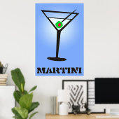 Martini Poster (Thuiskantoor)
