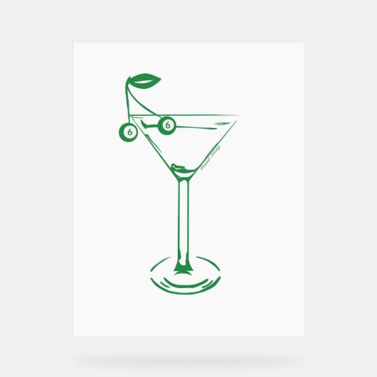 Martini Poster Print (Voorkant)