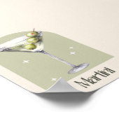 Martini Print | Bar Decor Cocktail Poster (Hoek)