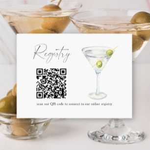 Martini QR code vrijgezellenfeest register Informatiekaartje