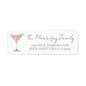Martini Return Address Label (Voorkant)