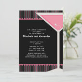 Martini Ring Cocktail Engagement Party Uitnodiging (Staand voorkant)