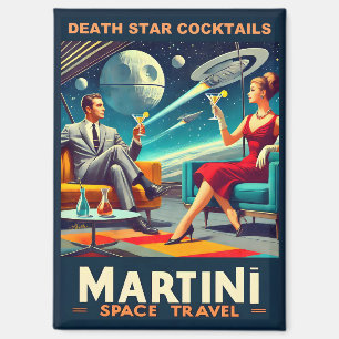 Martini Ruimte Reis Posters Death Star Cocktails Magneet