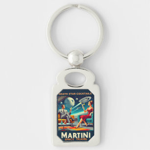Martini Ruimte Reis Posters Death Star Cocktails Sleutelhanger