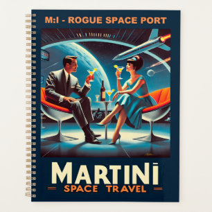 Martini Ruimtereis Poster Schurk Ruimtehaven Planner