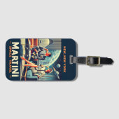 Martini Ruimtevaart Posters New York, New York Bagagelabel (Voorkant (horizontaal))