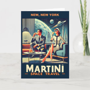 Martini Ruimtevaart Posters New York, New York Kaart