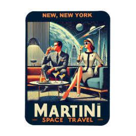 Martini Ruimtevaart Posters New York, New York Magneet