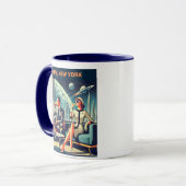 Martini Ruimtevaart Posters New York, New York Mok (Voorkant links)