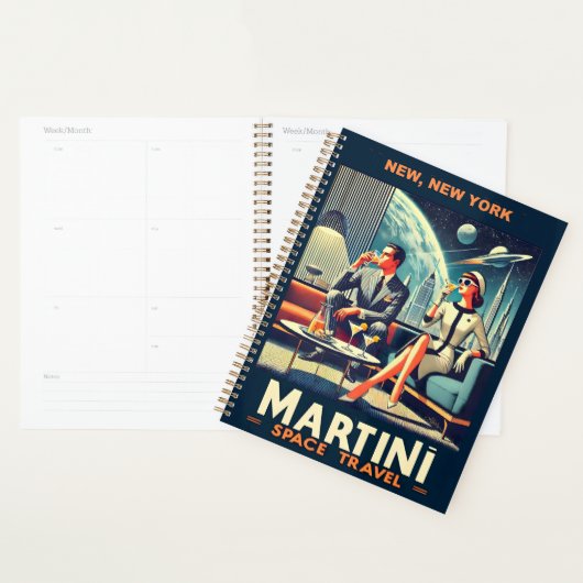 Martini Ruimtevaart Posters New York, New York Planner (Display)