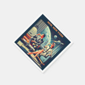 Martini Ruimtevaart Posters New York, New York Servet (Hoek)