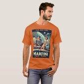 Martini Ruimtevaart Posters New York, New York T-shirt (Voorkant volledig)