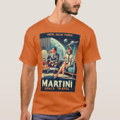 Martini Ruimtevaart Posters New York, New York T-shirt (Voorkant)