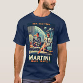 Martini Ruimtevaart Posters New York, New York T-shirt (Voorkant)
