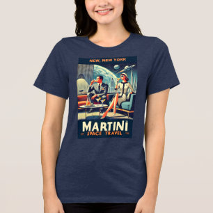 Martini Ruimtevaart Posters New York, New York Tri-Blend Shirt