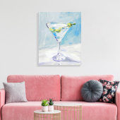 Martini Schilderdoek Canvas Afdruk (Insitu (Woonkamer))