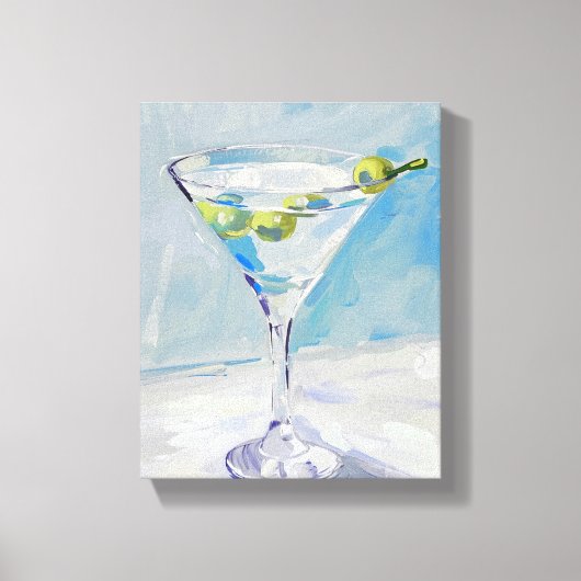 Martini Schilderdoek Canvas Afdruk (Voorkant)