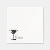 Martini Schittering Servet (Voorkant)