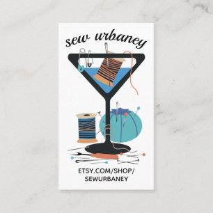 Martini seamstress notions visitekaartje