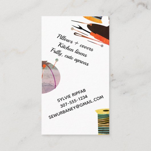 Martini seamstress notions visitekaartje (Achterkant)