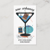 Martini seamstress notions visitekaartje (Voorkant)