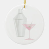 Martini Shaker Keramisch Ornament (Voorkant)