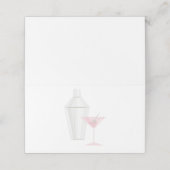 Martini Shaker Plaatskaartje (Buitenkant ongevouwen)