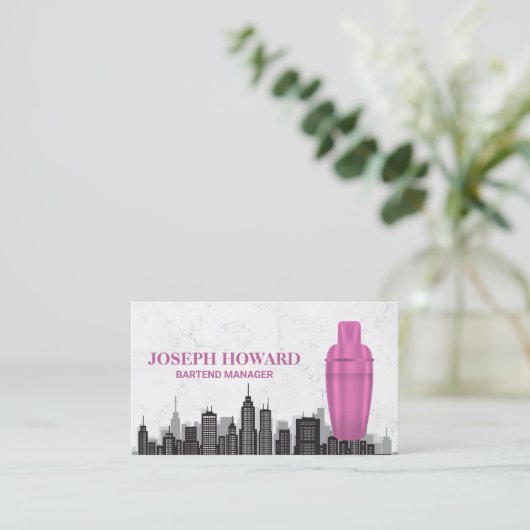Martini Shaker | Stad Visitekaartje (Staand voorkant)