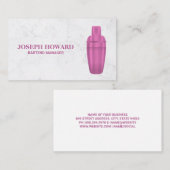 Martini Shaker Visitekaartje (Voorkant / Achterkant)