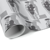 Martini Shakers in Black & Grays Cadeaupapier (Rol Hoek)