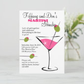 Martini Shindig! Kaart (Staand voorkant)