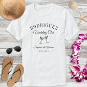 Martini Social Club Custom Wedding Merch Station T-shirt