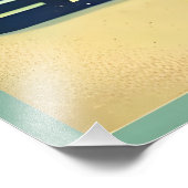 Martini Space Travel 1957 New Worlds Logo Foto Afdruk (Hoek)