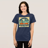 Martini Space Travel 1957 New Worlds Logo Tri-Blend Shirt (Voorkant volledig)