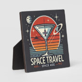 Martini Space Travel 1957 Space Age Logo Fotoplaat (Voorkant)