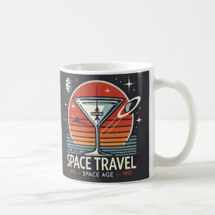 Martini Space Travel 1957 Space Age Logo Koffiemok
