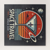 Martini Space Travel 1957 Space Age Logo Legpuzzel (Horizontaal)