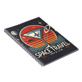 Martini Space Travel 1957 Space Age Logo Notitieboek (Rechterzijde)