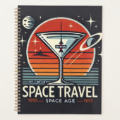 Martini Space Travel 1957 Space Age Logo Planner (Voorkant)