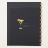 Martini Space Travel 1957 Space Age Logo Planner (Achterkant)