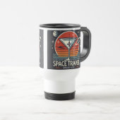 Martini Space Travel 1957 Space Age Logo Reisbeker (Voorkant rechts)