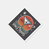 Martini Space Travel 1957 Space Age Logo Servet (Hoek)