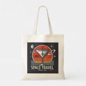 Martini Space Travel 1957 Space Age Logo Tote Bag (Achterkant)