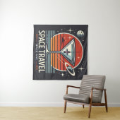 Martini Space Travel 1957 Space Age Logo Wandkleed (In Situ (horizontaal))
