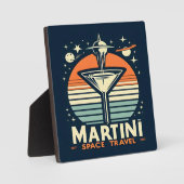Martini Space Travel Lift Off Logo Fotoplaat (Voorkant)