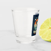 Martini Space Travel Lift Off Logo Shot Glas (Links)