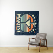 Martini Space Travel Lift Off Logo Wandkleed (In Situ (horizontaal))