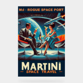Martini Space Travel Poster Rogue Space Port (Voorkant)