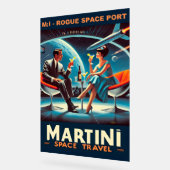 Martini Space Travel Poster Rogue Space Port (Hoek)