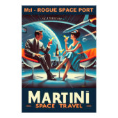Martini Space Travel Poster Rogue Space Port (Voorkant)
